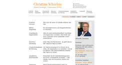 Desktop Screenshot of christine-scharlau.de